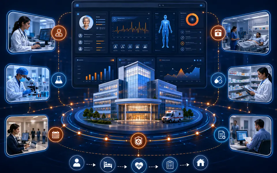 Hospital management software ecosystem