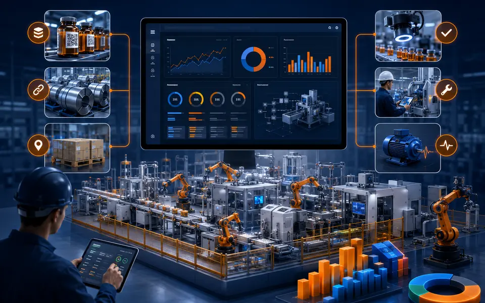 Manufacturing management software ecosystem
